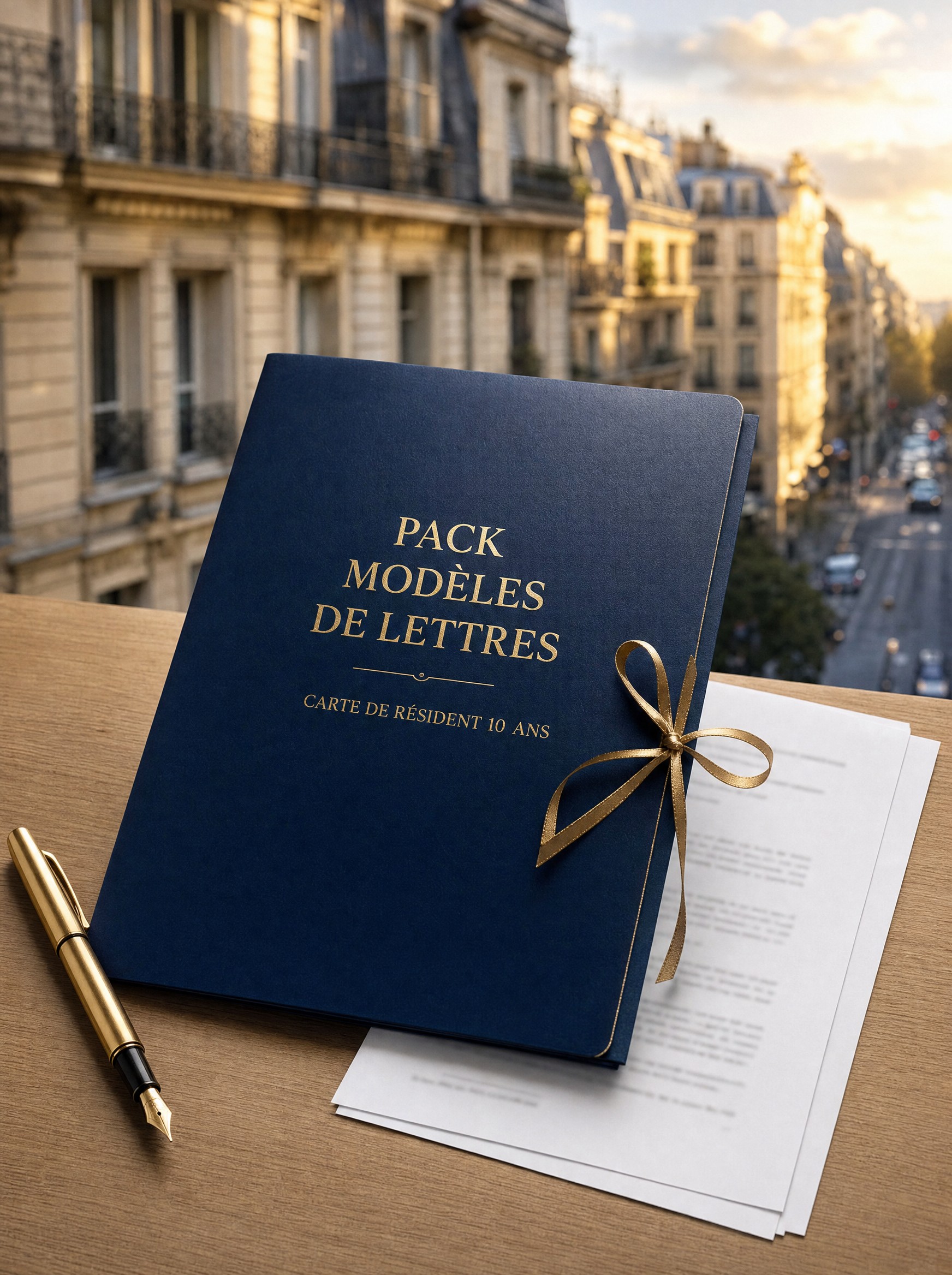 Pack Modèles de Lettres & Recours — Carte de Résident 10 ans